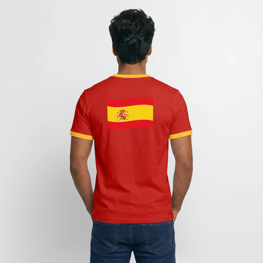 Camiseta de españa jckazan - rojo/amarillo 